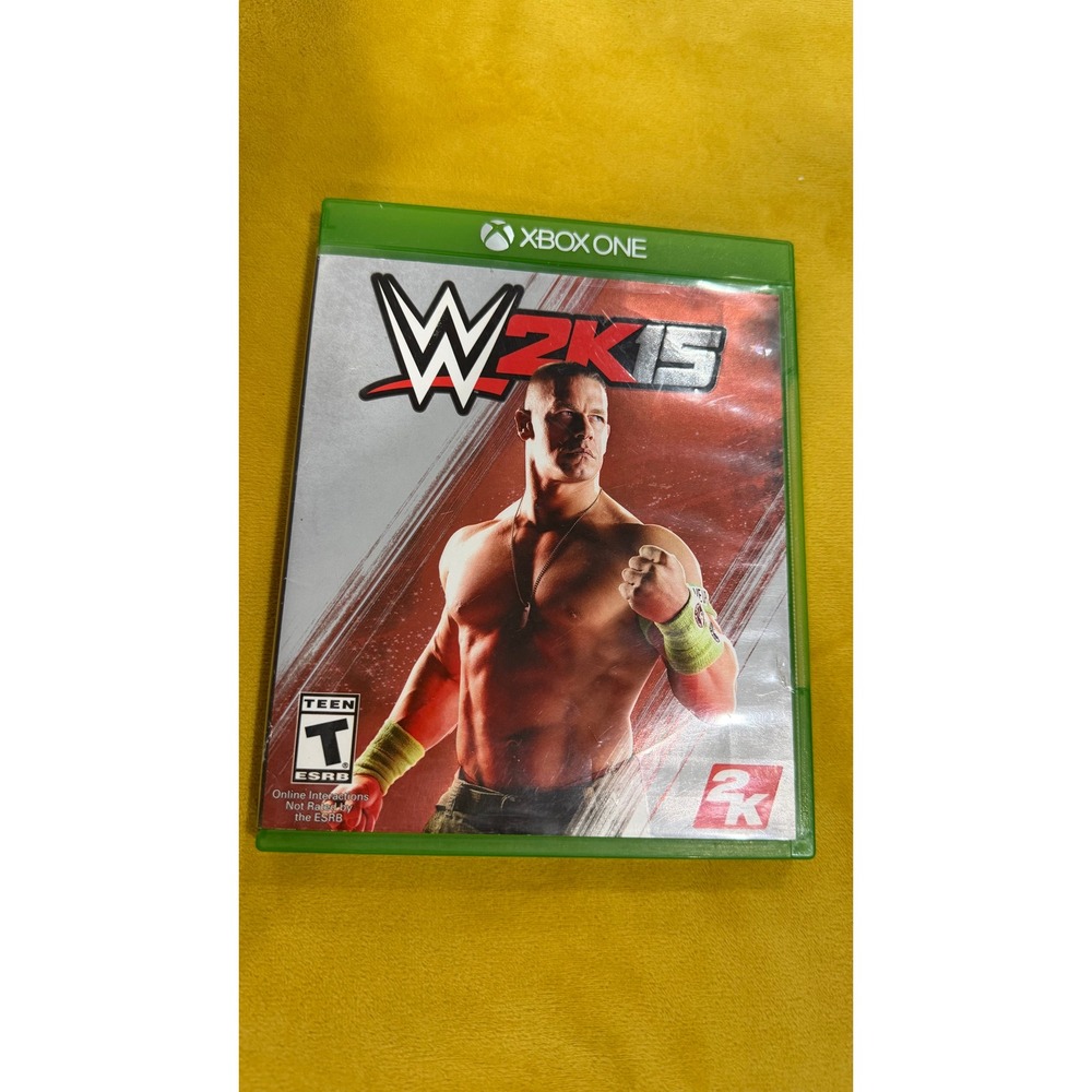 WWE 2K15 Xbox One Video Game Physical Disc with Case and Manual 2K Sports